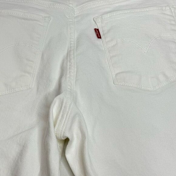 Levi’s white denim classic Bermuda shorts size 30 - Picture 13 of 13